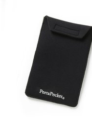 PortaPocket Extra Large Pocket ~ fits almost any smartphone (wear it on our belt or yours!) - Black