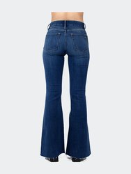 Jolene Mid Rise Flare In Vera Wash