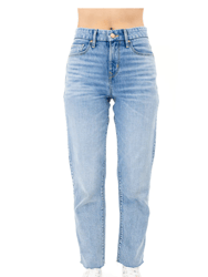 Rebel High Rise Straight in Eden Wash