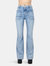 Wanderer High Rise Flare in Gracie Wash