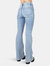 Wanderer High Rise Flare in Gracie Wash