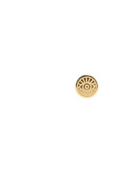 Petite Diamond Threaded Flat Back Earring | .50GMS .06CT | Single