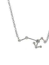 Sagittarius Zodiac Necklace | 1.80GMS .15CT - White Gold Diamond