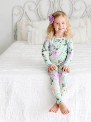 Erin Long Sleeve Pajamas - Mint