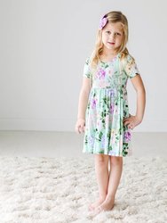 Erin Short Sleeve Twirl Dress