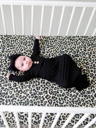 Lana Leopard Tan Crib Sheet