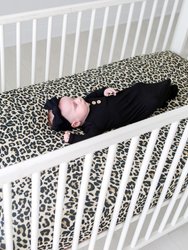 Lana Leopard Tan Crib Sheet