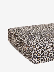 Lana Leopard Tan Crib Sheet - Tan