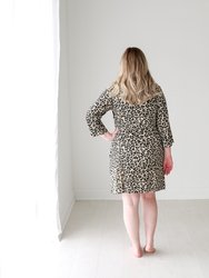 Lana Leopard Tan Robe