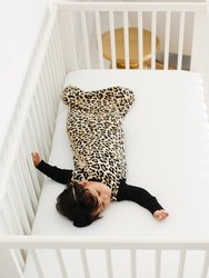 Lana Leopard Tan Sleeveless Ruffled Sleep Bag - 0.5 Tog - Tan