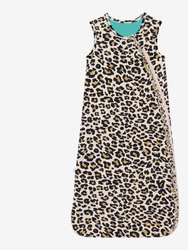 Lana Leopard Tan Sleeveless Ruffled Sleep Bag - 1.0 Tog - Tan