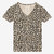 Lana Leopard Tan Women's Short Sleeve Loungewear