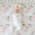 Vintage Pink Rose Crib Sheet