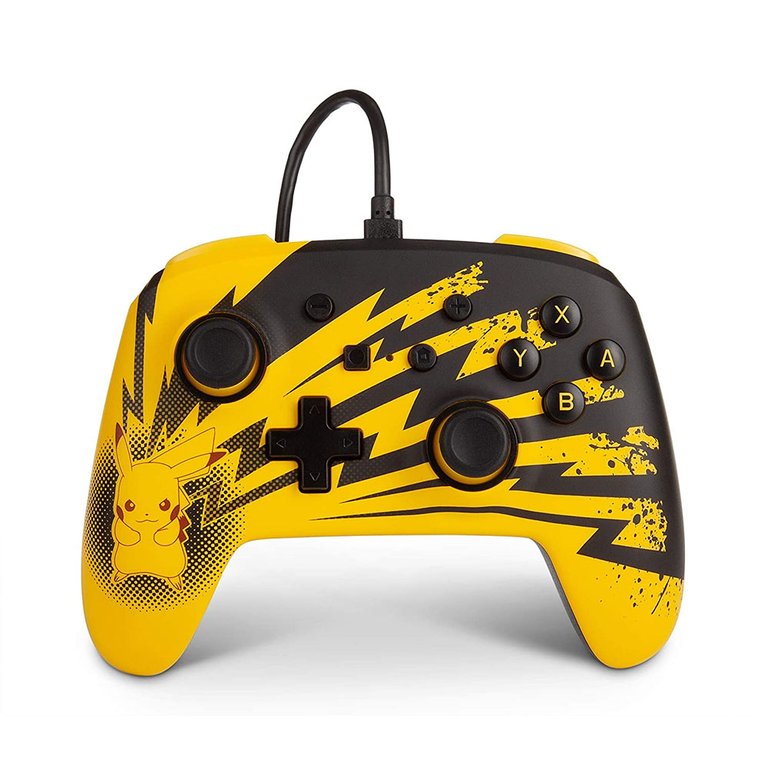 Lightning Pikachu Wired Controller