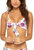 Andrea Hater Strap Adjustable Tie Reversible Bikini Top In Wild Orchid - Wild Orchid