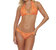 Orc Lace Fanned Teeny Bottom In Orange - Orange