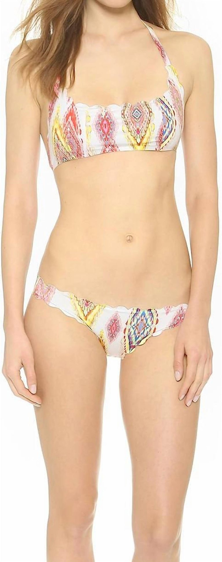 Summer Patara Reversible Seamless Wave Bikini Top In Multi