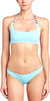 Women Dreamy Blue Reversible Seamless Full Bikini Bottom Swimsuit In Multi