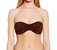 Women Goddess Strapless Bandeau Swimsuit Bikini Top In Brown - Brown