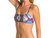 Women Lila Mumbai Classic Embroidered Bikini Top Swimwear In Multi