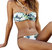 Women Palms Goddess Bandeau Style Bikini Top In Multi-Color - Multi-Color