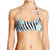 Women's Dreamy Reversible Seamless Wave Bikini Top Swimsuit In Blue Multi - Blue Multi