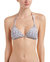 Women's Triangle Bikini Top In Grey - Grey