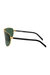 Shield Metal Sunglasses With Green Lens