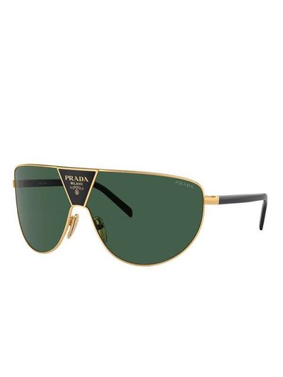 Prada Shield Metal Sunglasses With Green Lens product