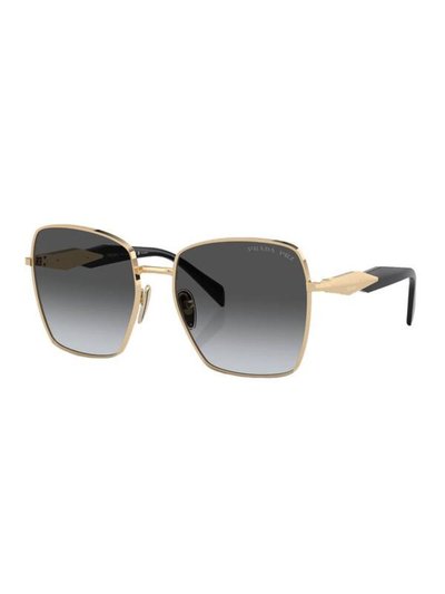 Prada Square Metal Sunglasses With Grey Gradient Lens product