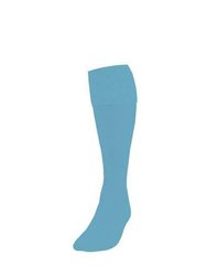 Precision Childrens/Kids Plain Football Socks (Sky Blue) - Sky Blue