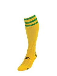 Precision Childrens/Kids Pro Football Socks (Yellow/Green) - Yellow/Green