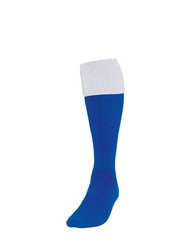 Precision Childrens/Kids Turnover Football Socks (Royal Blue/White) - Royal Blue/White