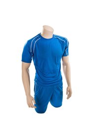 Precision Unisex Adult Lyon T-Shirt & Shorts Set (Royal Blue/White)