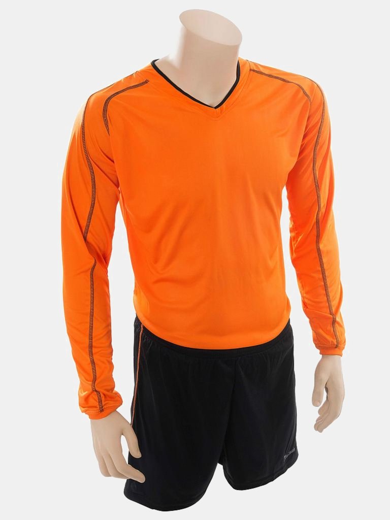 Precision Unisex Adult Marseille T-Shirt & Shorts Set (Tangerine/Black) - Tangerine/Black