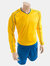 Precision Unisex Adult Marseille T-Shirt & Shorts Set (Yellow/Royal Blue) - Yellow/Royal Blue