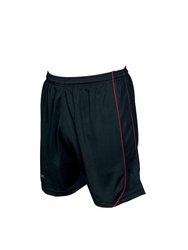 Precision Unisex Adult Mestalla Shorts (Black/Red) - Black/Red