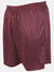Precision Unisex Adult Micro-Stripe Football Shorts (Maroon)