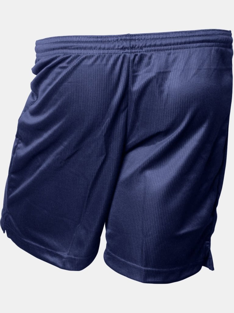 Precision Unisex Adult Micro-Stripe Football Shorts (Navy)