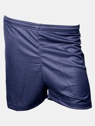 Precision Unisex Adult Micro-Stripe Football Shorts (Navy) - Navy