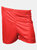 Precision Unisex Adult Micro-Stripe Football Shorts (Red) - Red