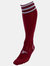 Precision Unisex Adult Pro Football Socks (Maroon/White) - Maroon/White