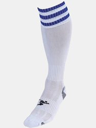 Precision Unisex Adult Pro Football Socks (White/Royal Blue) - White/Royal Blue