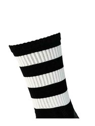 Precision Unisex Adult Pro Hooped Football Socks (Black/White)