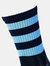 Precision Unisex Adult Pro Hooped Football Socks (Navy/Sky Blue)