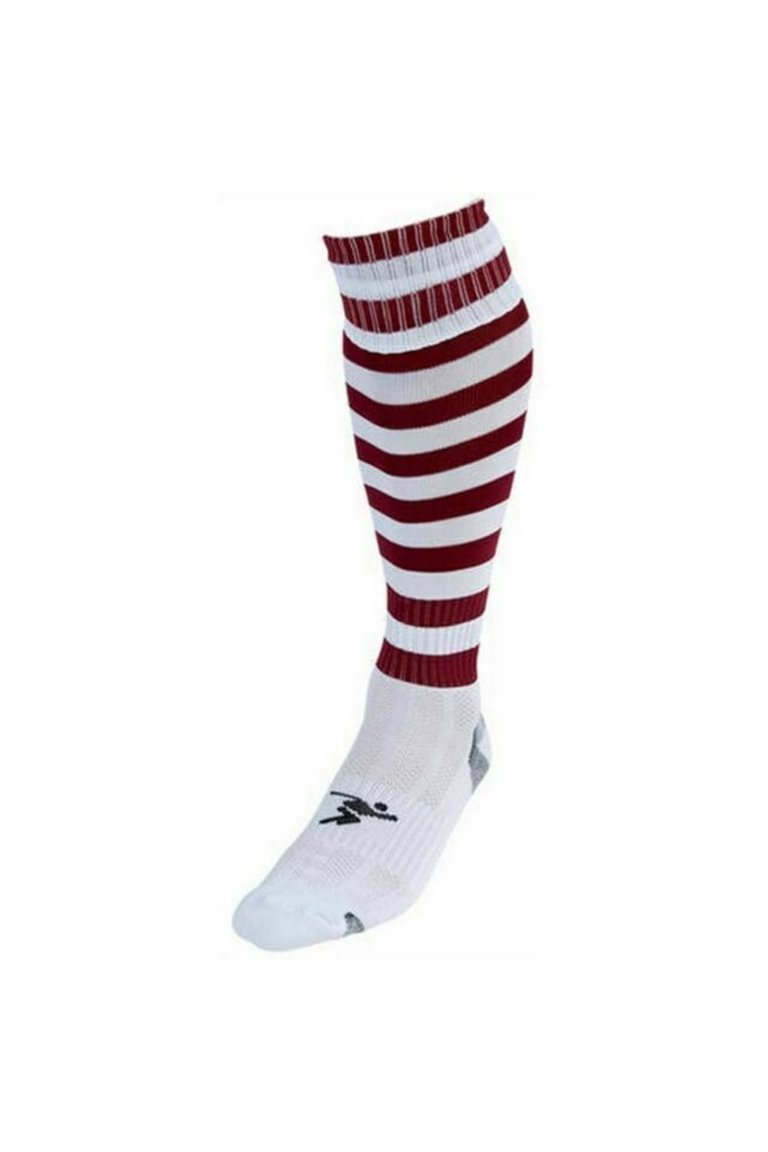 Precision Unisex Adult Pro Hooped Football Socks (Navy/White)