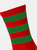 Precision Unisex Adult Pro Hooped Football Socks (Red/Green)