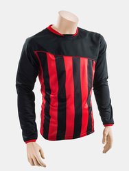 Precision Unisex Adult Valencia Football Shirt (Black/Red) - Black/Red