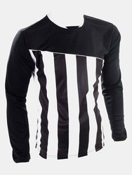 Precision Unisex Adult Valencia Football Shirt (Black/White) - Black/White