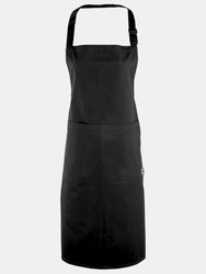 100% Certified Fairtrade Apron / Workwear - Black (One Size) - Black